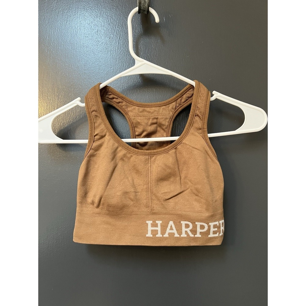 Harper Wilde Sports Bra Move Bra Size XS Sportsbra Tan
